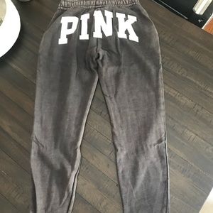 VS PINK ACID WASH JOGGERS SIZE XS